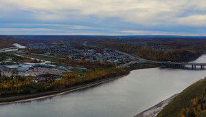 Highway 63, Thickwood Interchange and Athabasca River