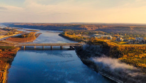 Athabasca River Fog, Fall 2022