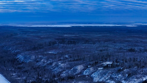 Athabasca River near Parsons Creek Interchange / Highway 63