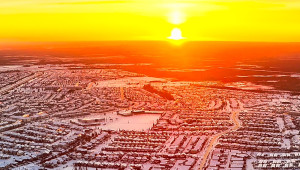 Parsons Creek Winter Sunset