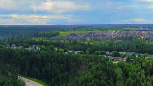 Thickwood Interchange at Highway 63
