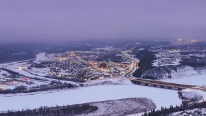 Winter in Timberline, Thickwood, Fort McMurray